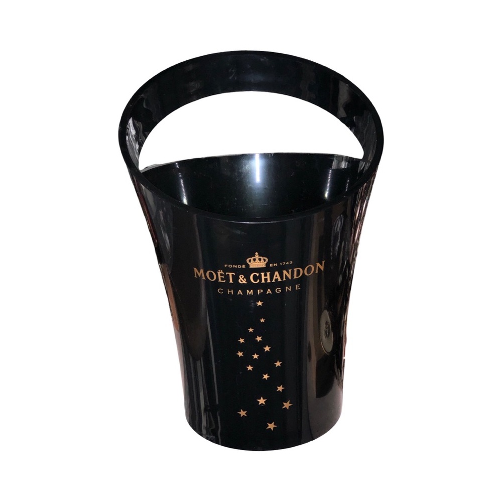 Moët & Chandon Black & Gold stars Ice Bucket Champagne Cooler - Picture 2 of 7